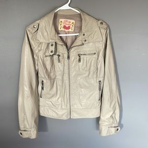 Tan bomber jacket
